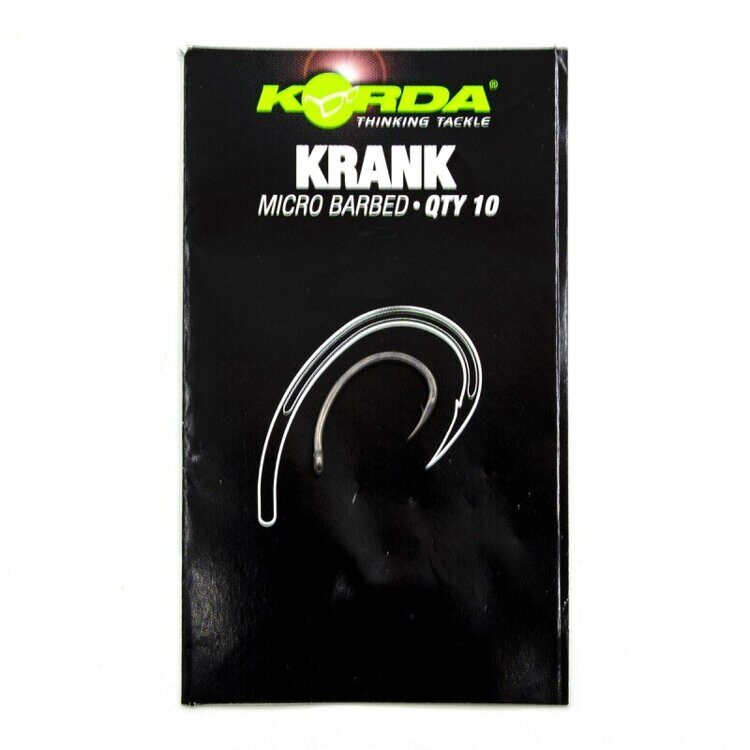 KORDA Крючок Krank 6 с бородкой 10шт