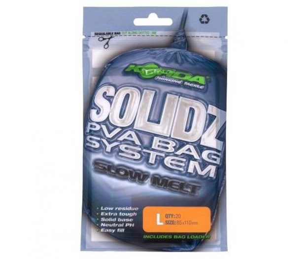 KORDA Пакет Solidz Bags L 85х110мм