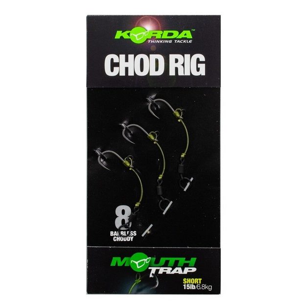 KORDA Поводок готовый Chod Rig Short 2,5см №8 3шт