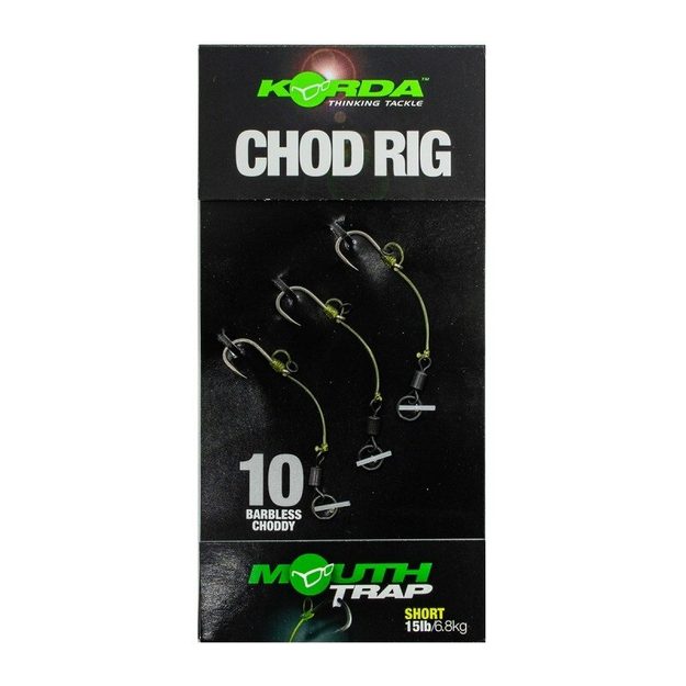 KORDA Поводок готовый Chod Rig Short 2,5см №10 3шт