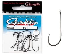 Крючок одинарный Gamakatsu F31 N/L Black N12