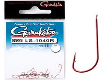 Крючки Gamakatsu LS-1040R NEW LABEL HOOKS RED разм. 14 16шт.